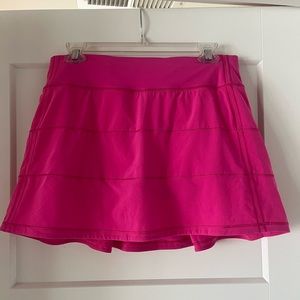 COPY - Lululemon Pace Rival Mid-Rise Skirt Long Sonic Pink size 6